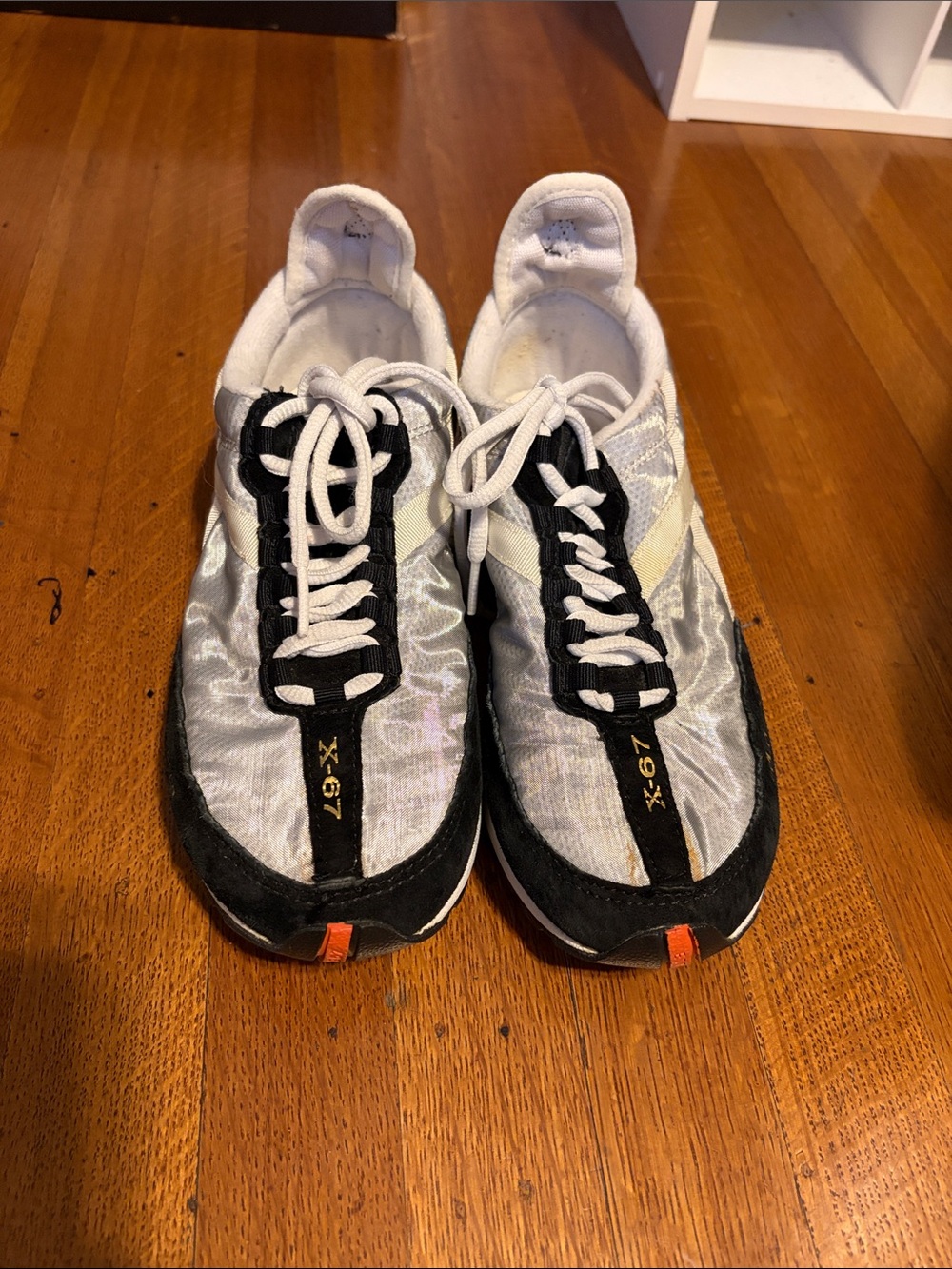Polo Sport by Ralph Lauren White, Black and Orange Women's Athletic Sneakers